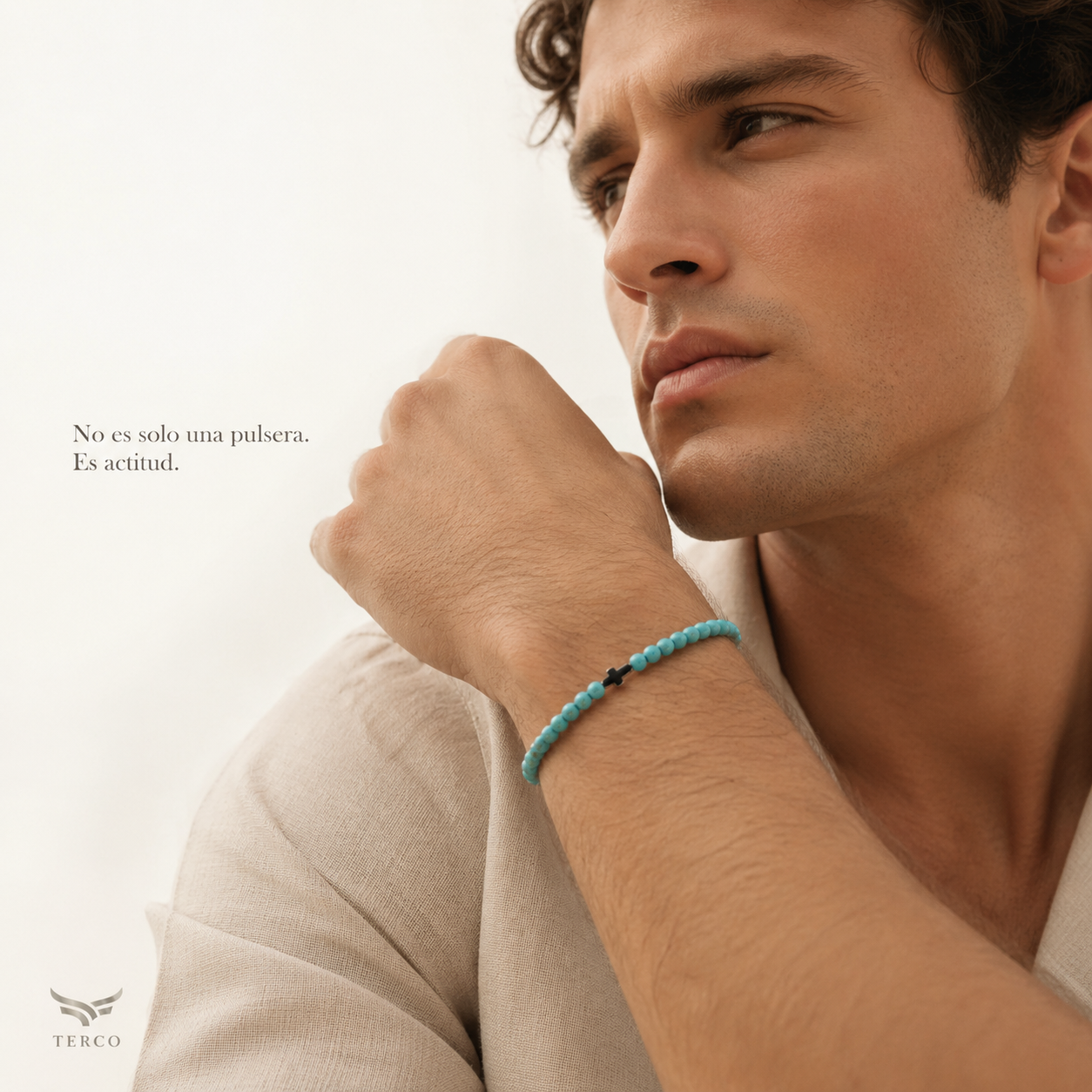 TERCO Turquoise Cross Bracelet