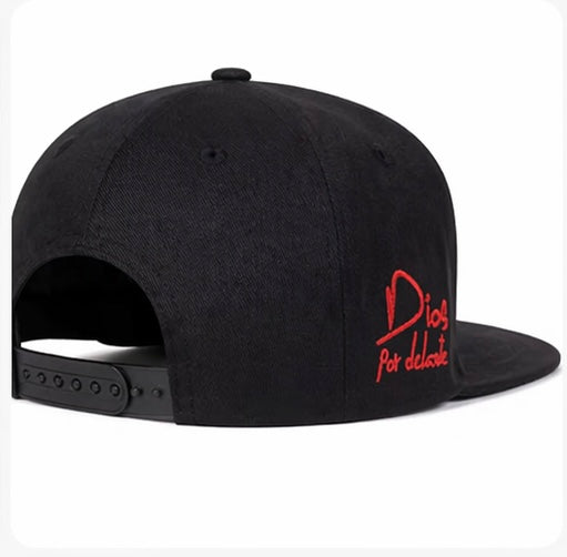 TERCO “Todo a su Tiempo” Snapback – Black/Red Premium Cap