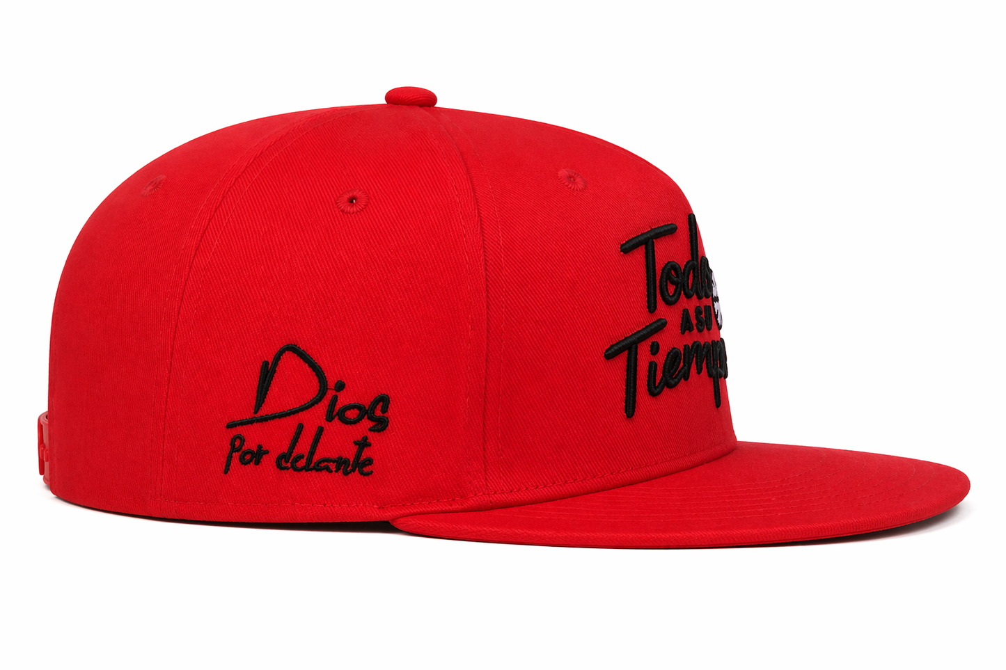 TERCO “Todo a su Tiempo” Snapback – Red/Black Premium Cap (Copy)