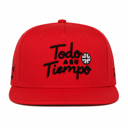 TERCO Todo a su Tiempo Snapback — Red/Black