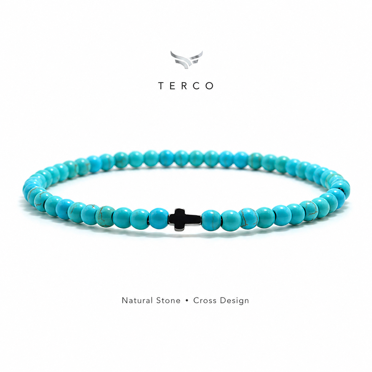 TERCO Turquoise Cross Bracelet