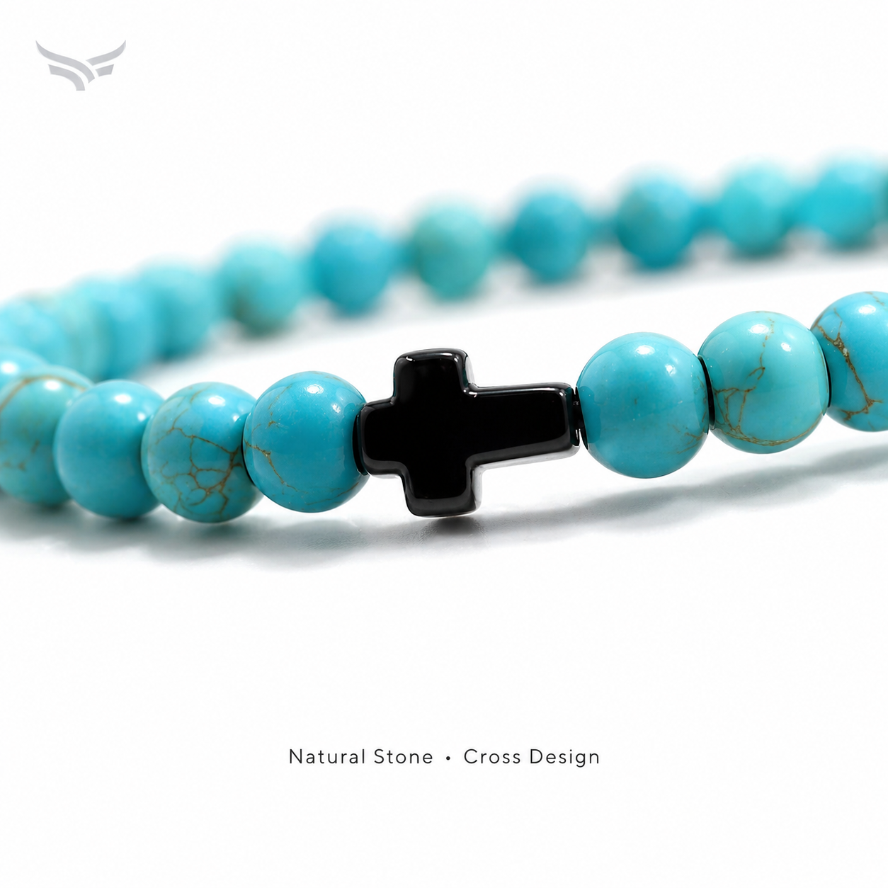 TERCO Turquoise Cross Bracelet